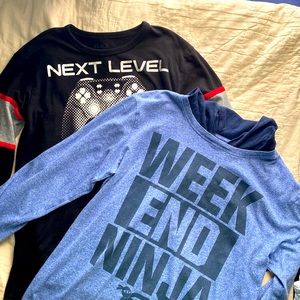 The Children’s Place youth boys long sleeve shirt bundle